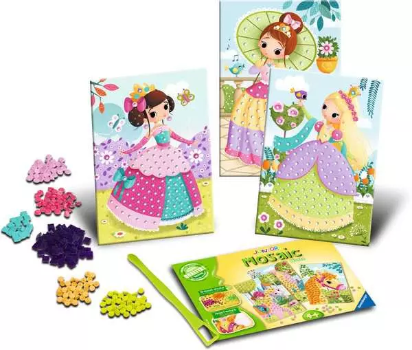 Ravensberger Matratzen Mosaic Junior Princess - Bastelset für Kinder ab 4 Jahren Auslauf