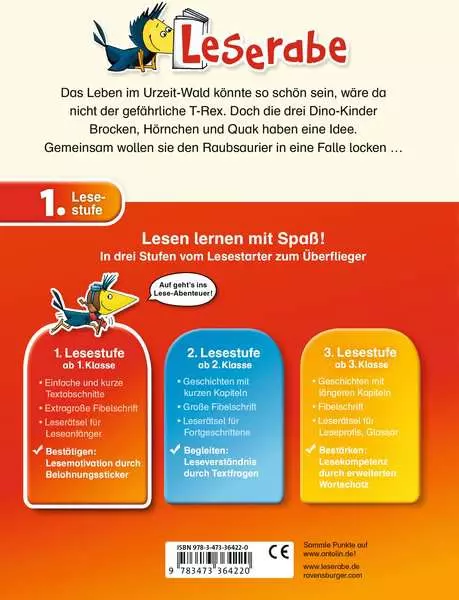 Ravensberger Matratzen Leserabe - 1. Lesestufe: Eine Falle für den T-Rex Angebote