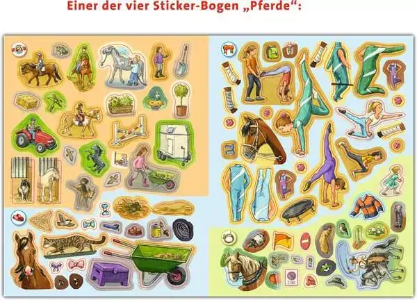 Ravensberger Matratzen Ravensburger Wieso? Weshalb? Warum? Stickerheft: Pferde Fabrikverkauf