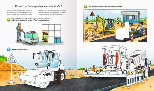 Ravensberger Matratzen Ravensburger Wieso? Weshalb? Warum? aktiv-Heft: Fahrzeuge auf der Baustelle Fabrikpreis
