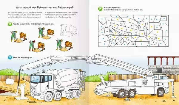 Ravensberger Matratzen Ravensburger Wieso? Weshalb? Warum? aktiv-Heft: Fahrzeuge auf der Baustelle Fabrikpreis
