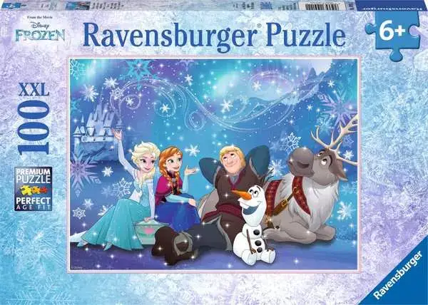 Ravensberger Matratzen Kinderpuzzle ab 6 Jahren - Frozen - Eiszauber - 100 Teile