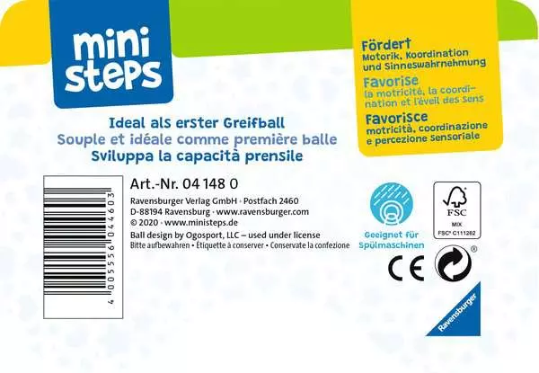 Ravensberger Matratzen baliba Rasselball rot - Babyspielzeug ab 3 Monaten Flash Sale