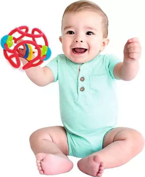 Ravensberger Matratzen baliba Rasselball rot - Babyspielzeug ab 3 Monaten Flash Sale