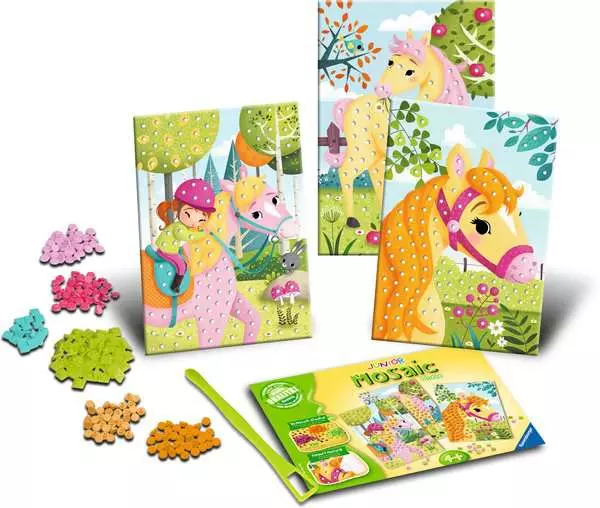 Ravensberger Matratzen Mosaic Junior Horses - Bastelset für Kinder ab 4 Jahren Online Shopping