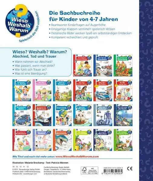 Ravensberger Matratzen Ravensburger Wieso? Weshalb? Warum?, Band 42: Abschied, Tod und Trauer Saisonschlussverkauf
