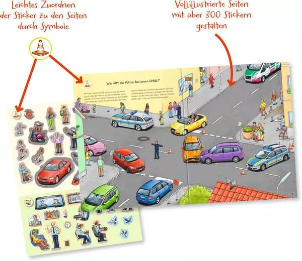 Ravensberger Matratzen Ravensburger Wieso? Weshalb? Warum? Stickerheft: Polizei Valentinstagsangebot
