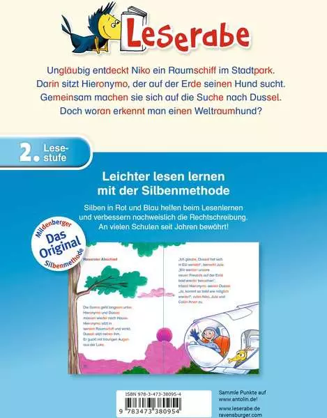 Ravensberger Matratzen Leserabe mit Mildenberger Silbenmethode: Besuch aus dem Weltraum Zeitlich begrenztes Angebot
