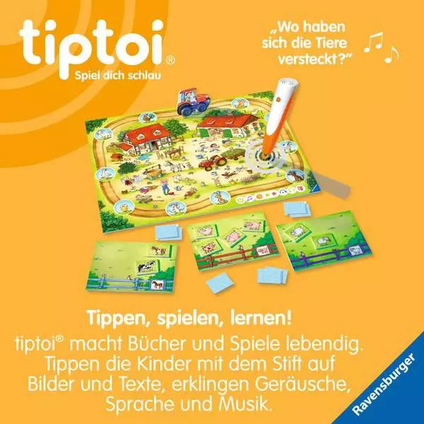 Ravensberger Matratzen tiptoi® Rätselspaß auf dem Bauernhof - Lernspiel ab 3 Jahren Neuheiten