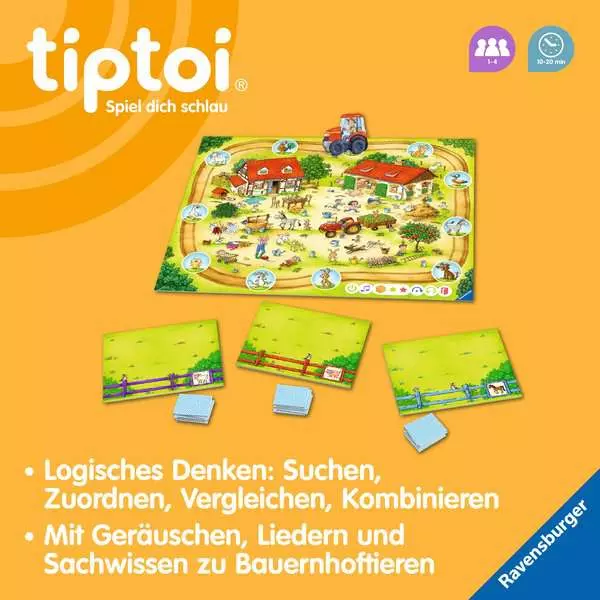 Ravensberger Matratzen tiptoi® Rätselspaß auf dem Bauernhof - Lernspiel ab 3 Jahren Neuheiten