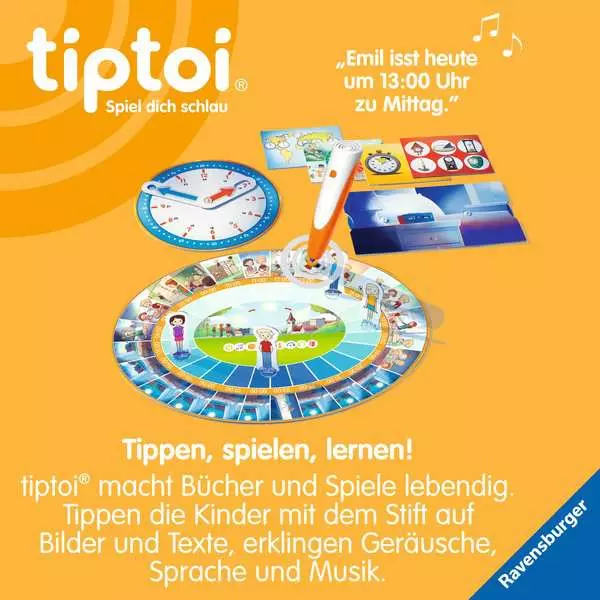 Ravensberger Matratzen tiptoi® Wir lernen die Uhr - Lernspiel ab 6 Jahren Tägliche Deals