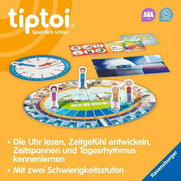 Ravensberger Matratzen tiptoi® Wir lernen die Uhr - Lernspiel ab 6 Jahren Tägliche Deals