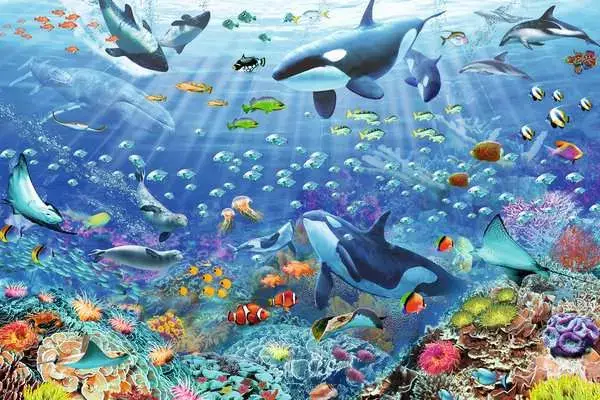 Ravensberger Matratzen Puzzle 3000 Teile - Bunter Unterwasserspaß Sonderangebote