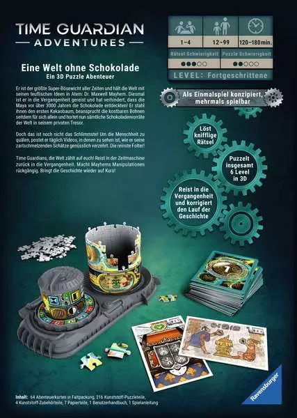 Ravensberger Matratzen Time Guardian Adventures: Eine Welt ohne Schokolade - Spiel ab 12 Jahren Super Sparpreis