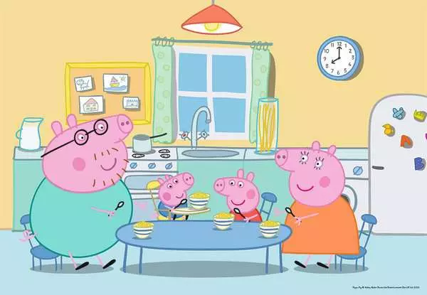 Ravensberger Matratzen Kinderpuzzle ab 3 Jahren - Zuhause bei Peppa - 12 Teile Wochenangebot