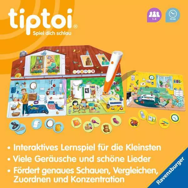 Ravensberger Matratzen tiptoi® Mein Zuhause - Lernspiel ab 2 Jahren Kostenlose Rückgabe