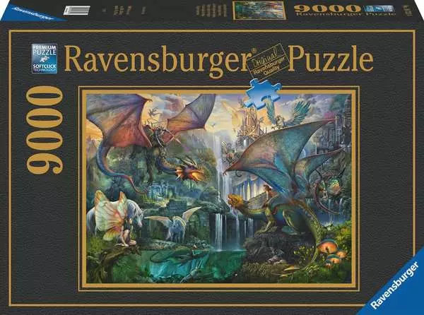Ravensberger Matratzen Puzzle 9000 Teile - Zauberhafter Drachenwald Letzte 3 Tage