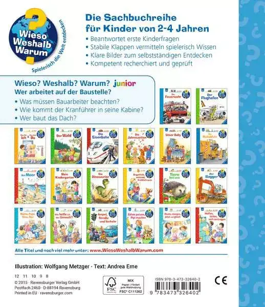 Ravensberger Matratzen Ravensburger Wieso? Weshalb? Warum? junior, Band 55: Wer arbeitet auf der Baustelle? Letzter Tag