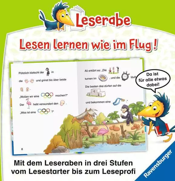 Ravensberger Matratzen Leserabe – Vor-Lesestufe: Die Tierolympiade Nur noch ein Tag übrig