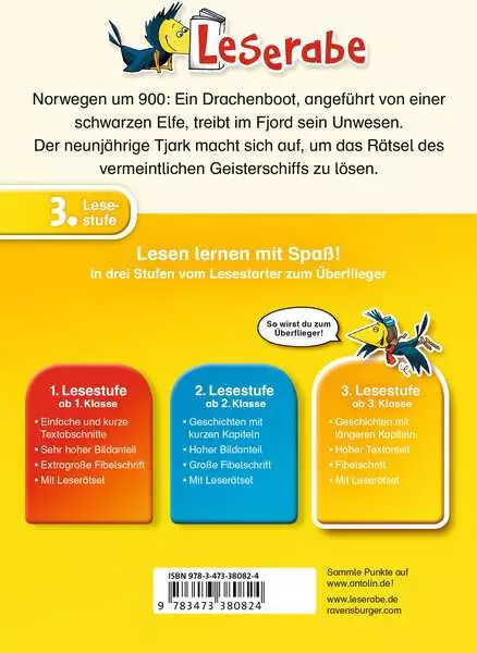 Ravensberger Matratzen Leserabe - 3. Lesestufe: Das schwarze Drachenboot Outlet