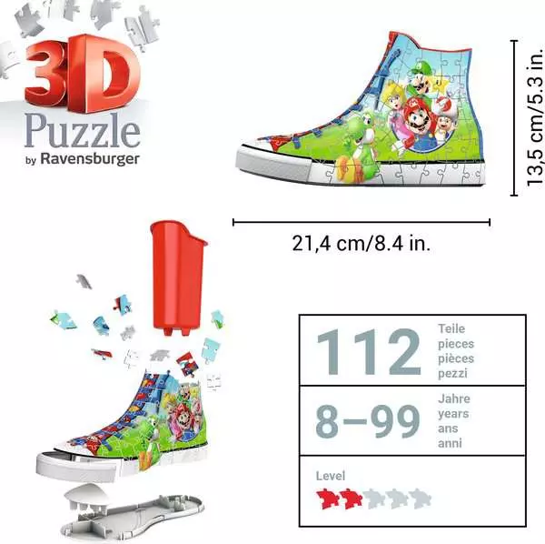 Ravensberger Matratzen 3D Puzzle Sneaker - Super Mario Meist gekauft