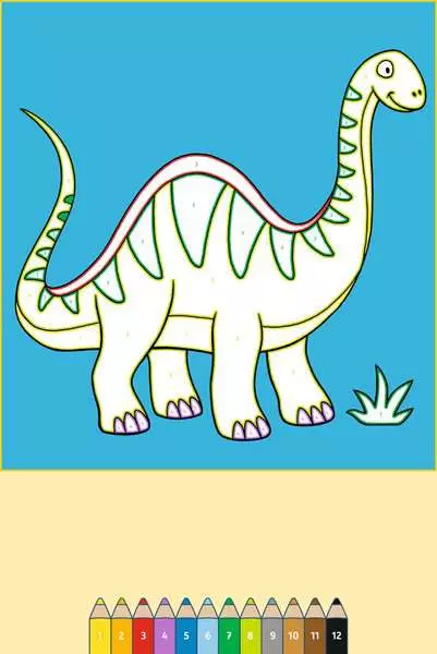Ravensberger Matratzen Malen nach Zahlen ab 3: Dinosaurier Fabrik Onlineshop