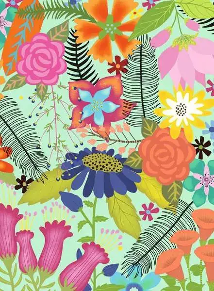 Ravensberger Matratzen Puzzle 500 Teile - Flowerjungle Sonderangebot