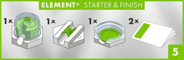 Ravensberger Matratzen GraviTrax POWER Element Starter & Finish - Kugelbahn-Erweiterung für Kinder ab 8 Jahren Versandkostenfrei
