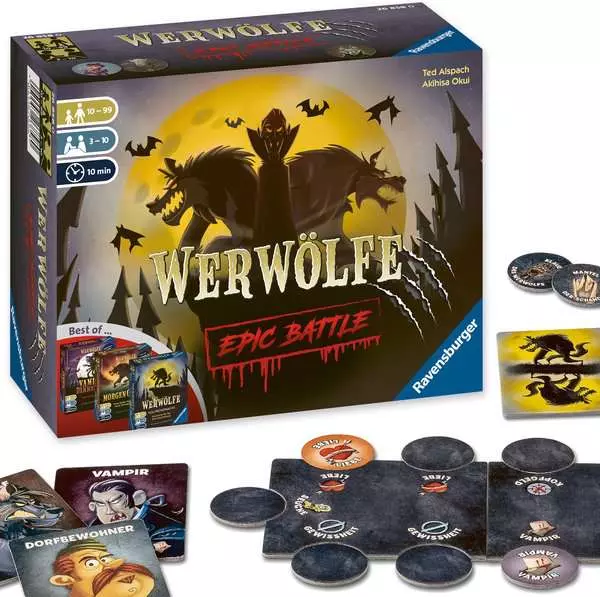 Ravensberger Matratzen Werwölfe Epic Battle - Spiel ab 10 Jahren Exklusivangebot