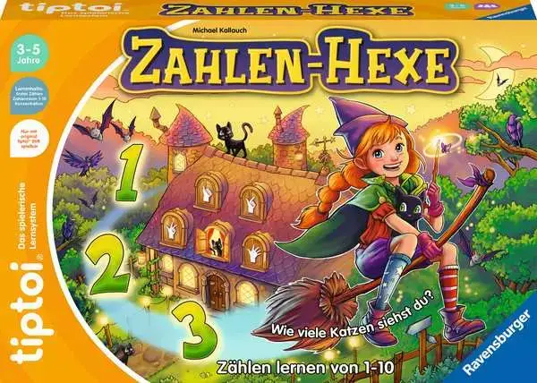 Ravensberger Matratzen tiptoi® Zahlen-Hexe - Lernspiel ab 3 Jahren Preisnachlass