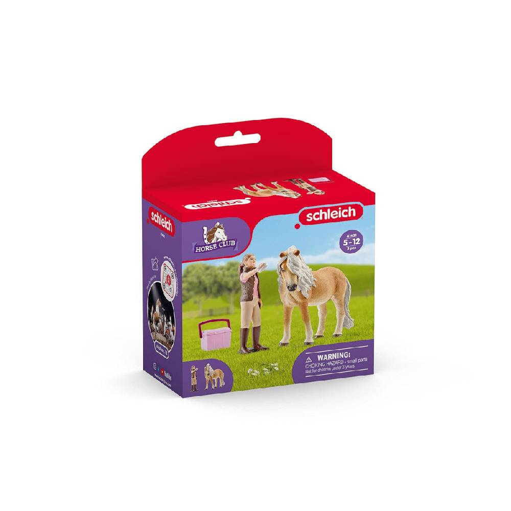 Schleich Pferdepflegerin mit Island Pony Stute Großer Ausverkauf