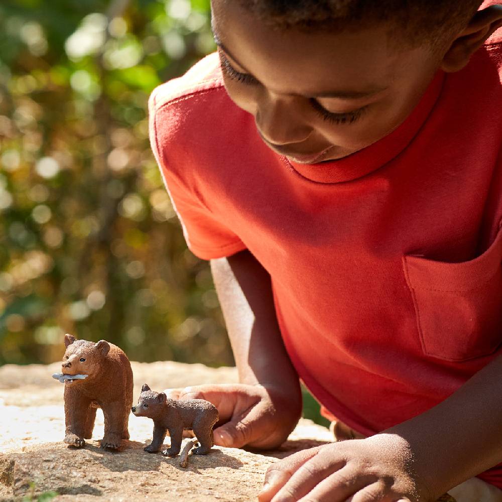 Schleich Grizzlybär-Mutter mit Jungem Letzte 3 Tage