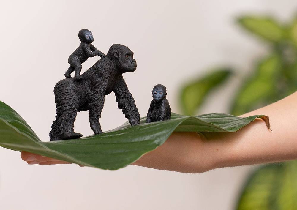 Schleich Flachland Gorilla Familie Zeitbegrenzte Promotion