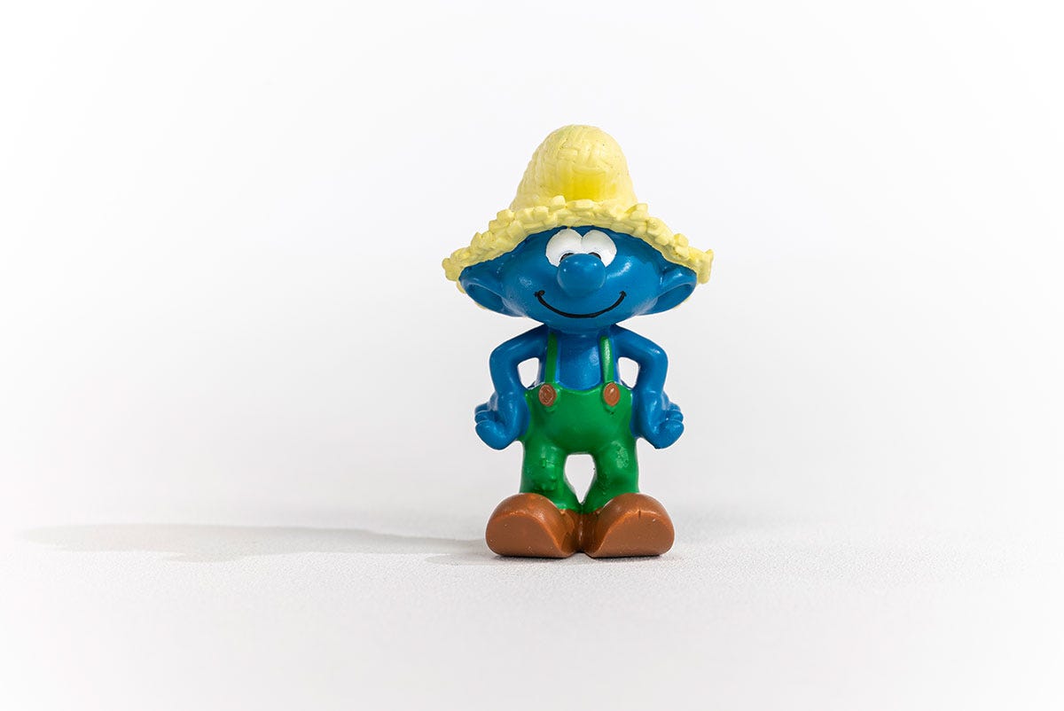 Schleich Farmer Schlumpf Auslauf