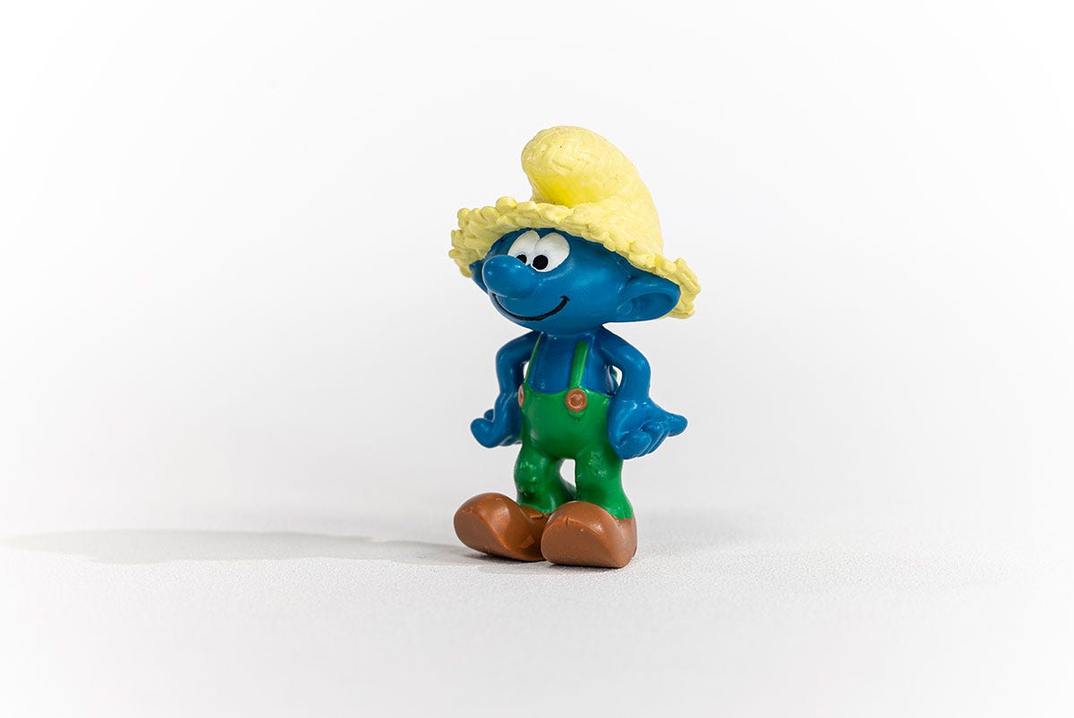 Schleich Farmer Schlumpf Auslauf
