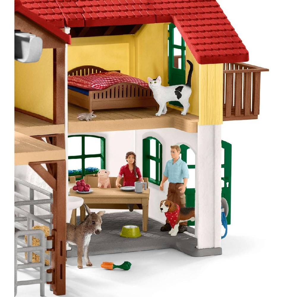 Schleich Bauernhaus mit Stall und Tieren Fabrik Onlineshop