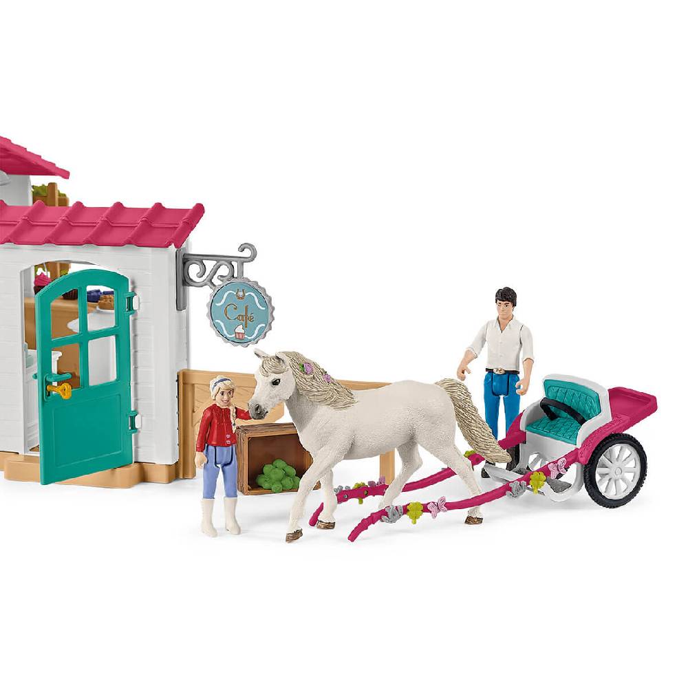 Schleich Kutschfahrt zum Reiter-Café Begrenztes Angebot