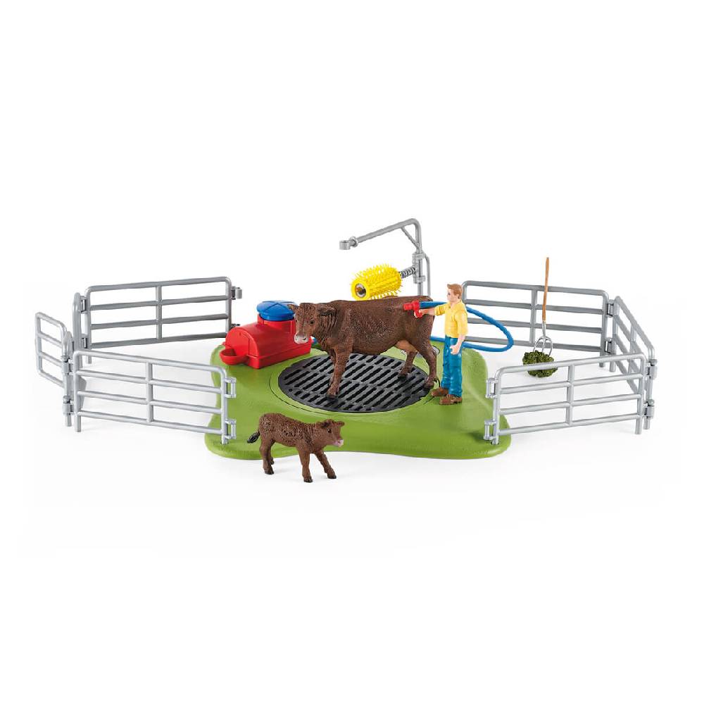 Schleich Kuh Waschstation Neueste Mode