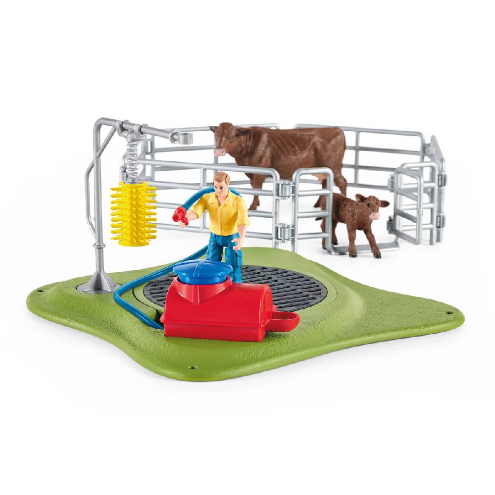 Schleich Kuh Waschstation Neueste Mode