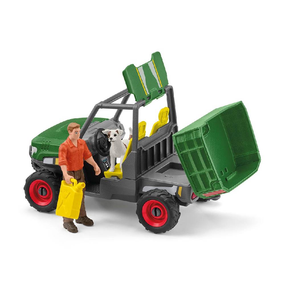 Schleich Waldbauer mit Fahrzeug Große Rabatte