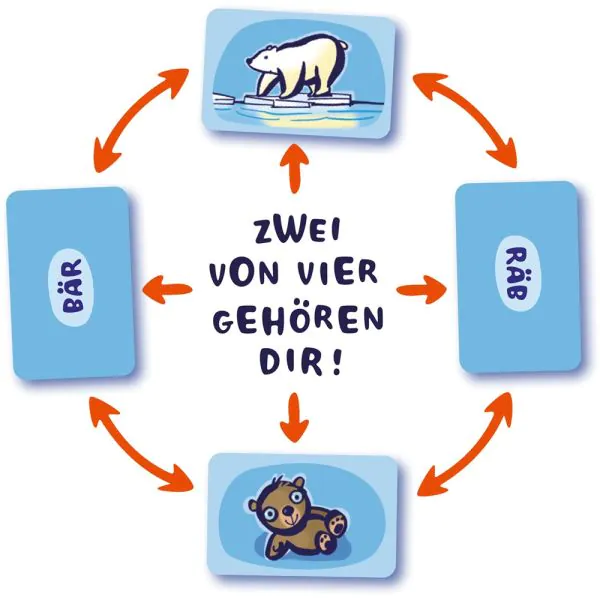 ﻿Schmidt Spiele Drei Magier®: Quabbl, Kartenspiel Super Rabatt