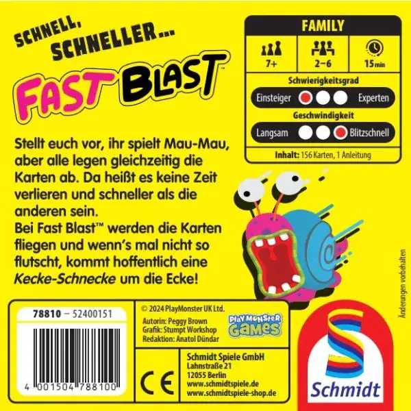 Schmidt Spiele Fast Blast™, Kartenspiel Clearance-Verkauf