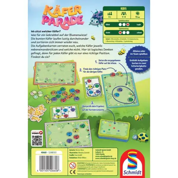 Schmidt Spiele Käferparade, Kinderspiel Kostenloser Versand international