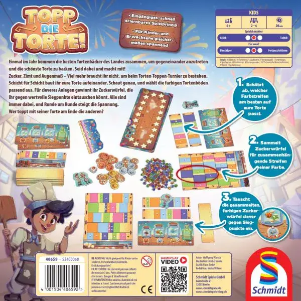 Schmidt Spiele Topp die Torte!, Kinderspiel Speichern exportieren