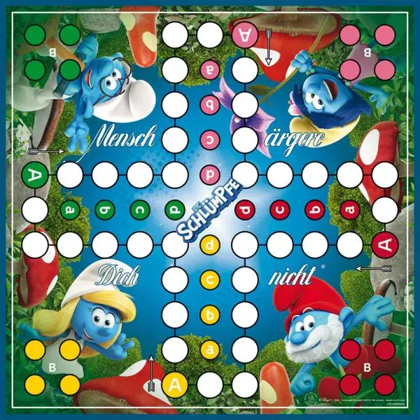 Schmidt Spiele Mensch ärgere Dich nicht® – Die Schlümpfe 50% Rabatt für begrenzte Zeit