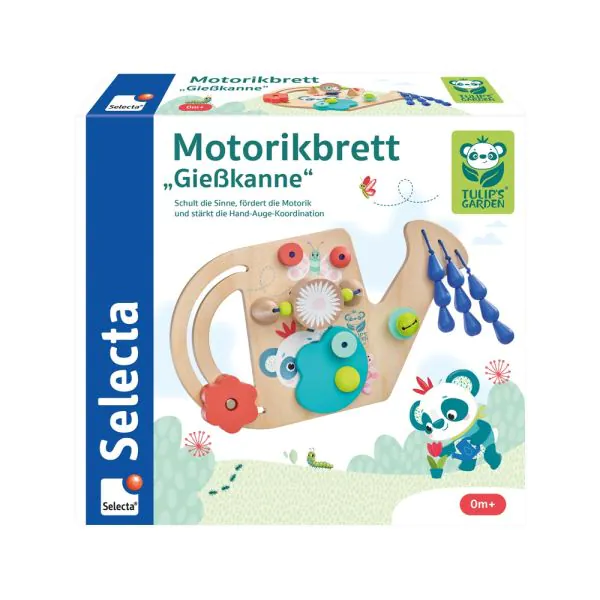 Schmidt Spiele TULIP'S GARDEN by SELECTA® Babywelt: Motorikbrett Gießkanne, 25 cm Exklusivangebot