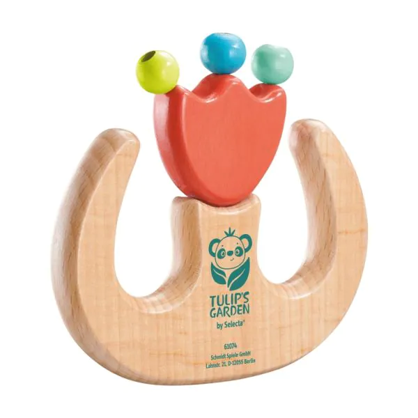 Schmidt Spiele TULIP'S GARDEN by SELECTA® Babywelt: Greifling Tulpe aus Holz, 9,5 cm Preisnachlass