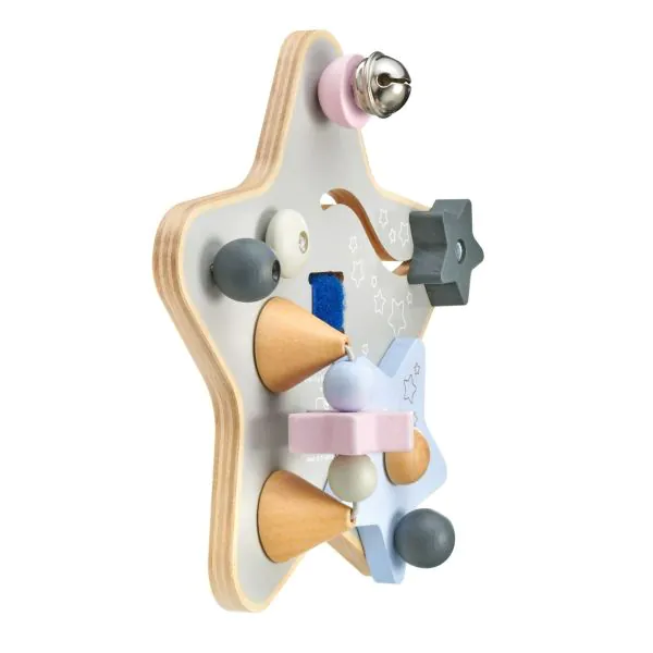 Schmidt Spiele bellybutton: Sternchenspiel, Mobiles Erlebnisbrett aus Holz, 19 cm Muttertagsangebot