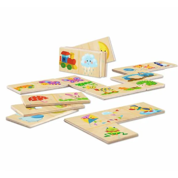 Schmidt Spiele Bilderschlange, Legespiel aus Holz, 20 Teile Valentinstagsangebot