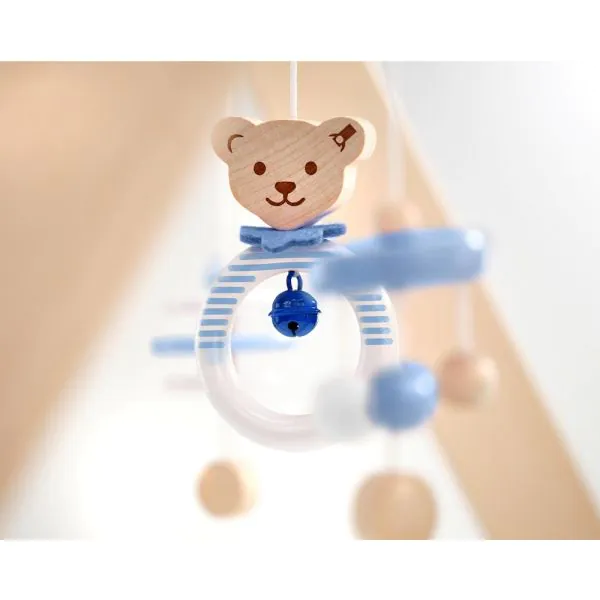 Schmidt Spiele Steiff: Spieltrapez blau aus Massivholz, 59 cm Jubiläumsangebot